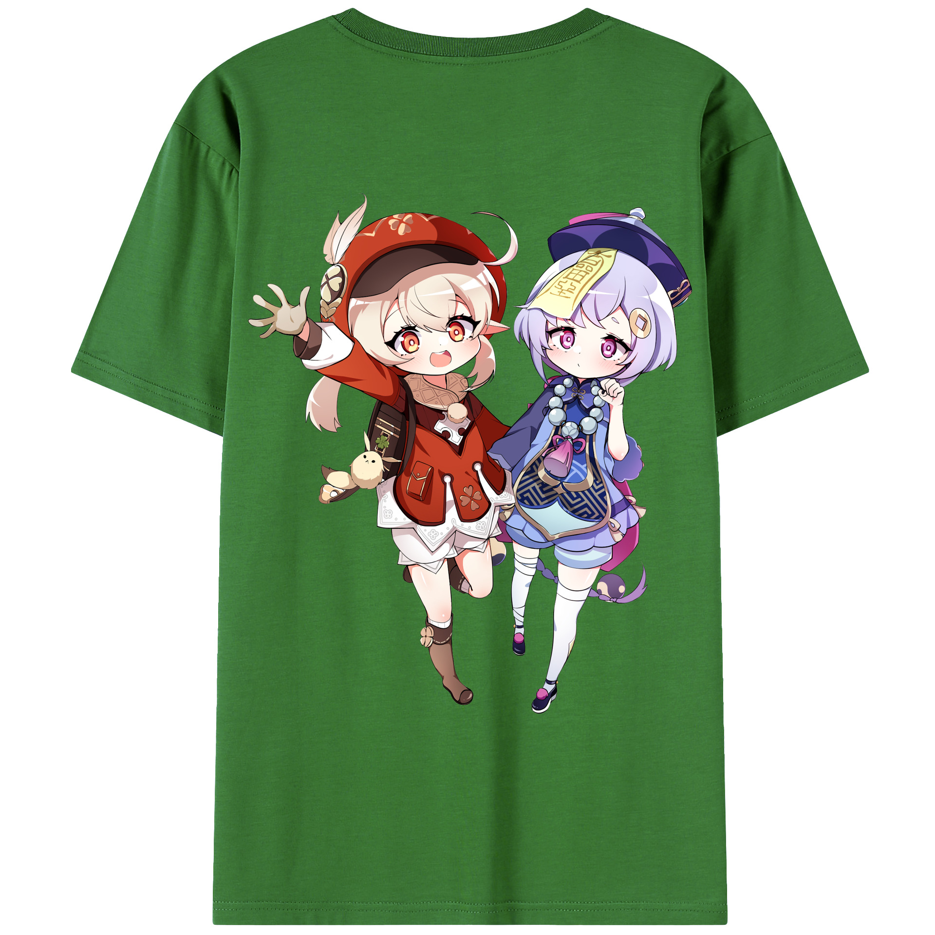 げんし神 七七 なな  genshin Nana レディース半袖Tシャツ(バックプリント)